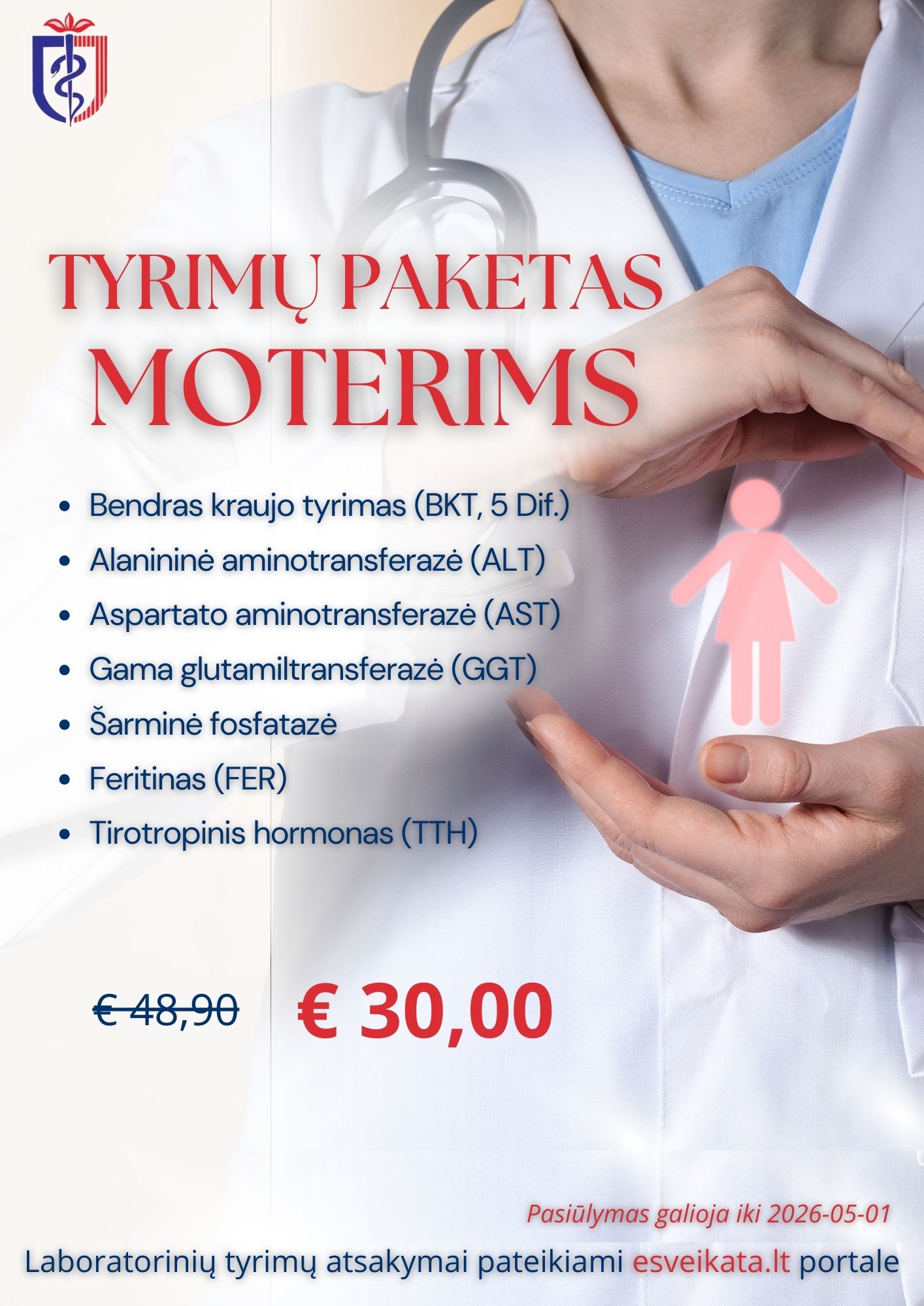 Tyrimų paketas moterims